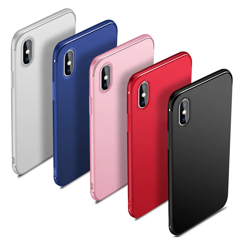 Роскошный Матовый Мягкий силиконовый чехол для iPhone XS Max XR iPhone 6 S 6 S 6Plus 6splus iPhone 7 8 7Plus 8Plus iPhone 5 5S