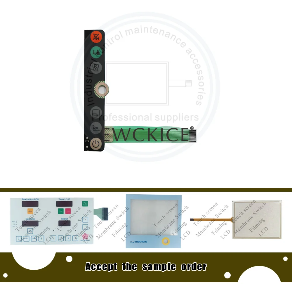 Новый VM6 VM8 монитор ЭКГ HMI plc Мембранная клавиатура Клавиатура