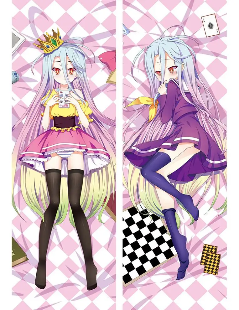 1 No Game No Life Shiro Anime Hugging Body Pillow Cover Case 72026  (2)