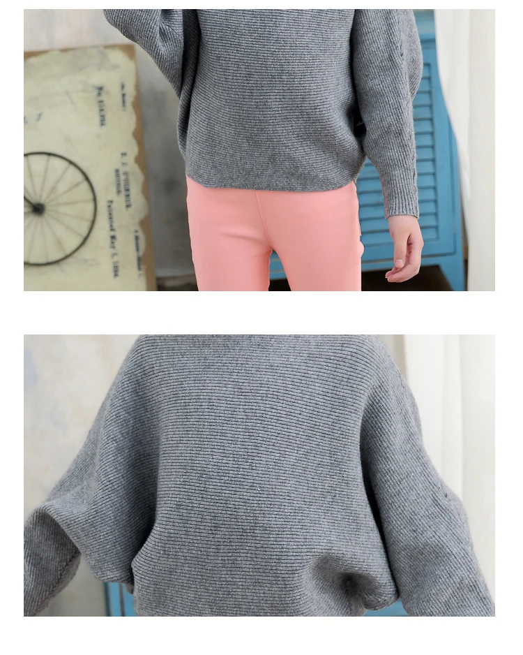 Новые осенние детские школьные вязаные свитера и пуловеры с длинными рукавами и рукавами «летучая мышь» для девочек, одежда для девочек, свитер, джемпер, пальто