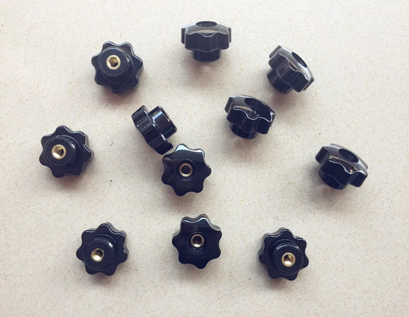 M4 M5 M6 M8 M10 M12 through hole hand twist nuts sleeves plastic head