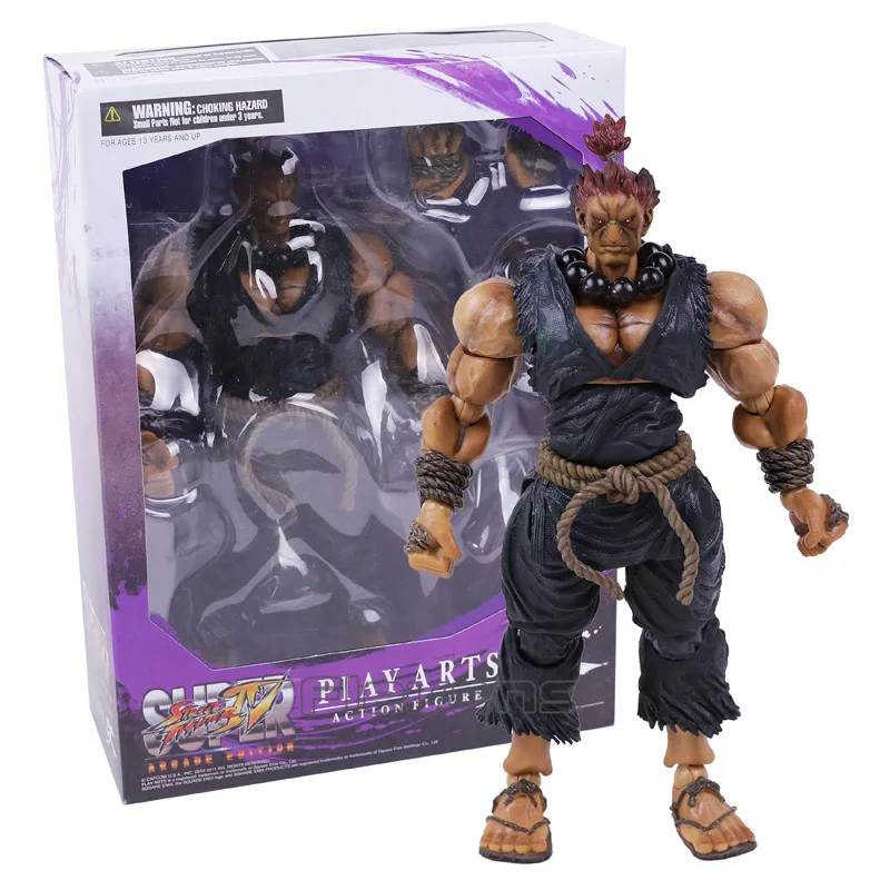 PLAY ARTS KAI Street Fighter IV 4 Gouki Akuma PVC Action Figure Collectible Model Toy PLAY ARTS KAI Street Fighter IV 4 Gouki Akuma PVC Action Figure Collectible Model Toy