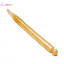 HIMABM 1 Pcs natural ox horn massage stick beauty massage wands for body health massager health bauty