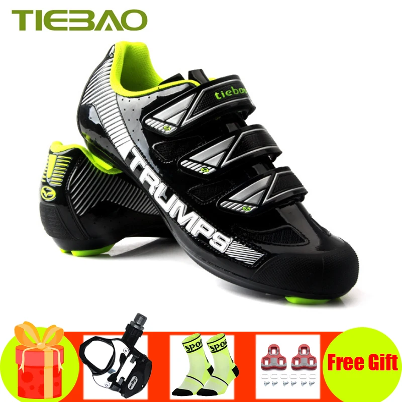 

Tiebao Road Bike Shoes Sapatilha Ciclismo Men Self-Locking Breathable Superstar Bicicleta Bike Sneakers Zapatillas Hombre