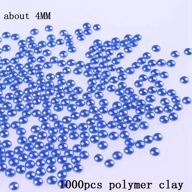 Prajna 1000 шт 4 мм Горячая фиксация Стразы керамические Горячая фиксация хрустальные камни для одежды Полимерная глина стразы камни полукруглые D - Цвет: picture color 9