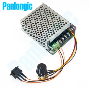 

Panlongic 9-50V 40A DC Motor Speed Control Reversible PWM Controller 12V 24V 48V 2000W Forward Reverse Switch with Metal Case