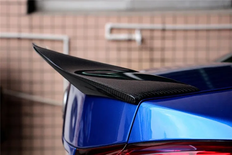 Углеродного волокна заднего крыло багажника спойлер для 16 17 18 Chevrolet Camaro ZL1 EMS