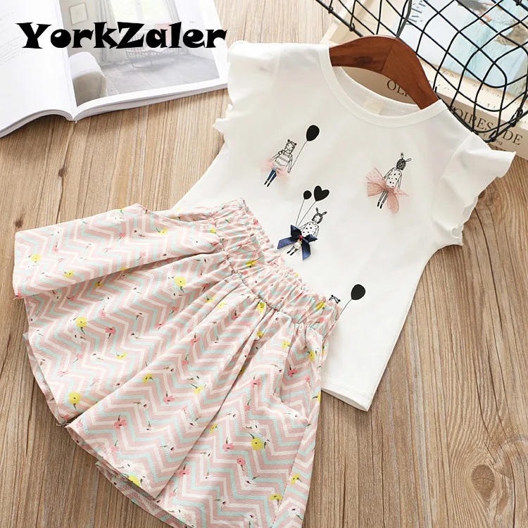 Yorkzaler Girls Clothes 2019 Brand Little Beauty Pattern -5308