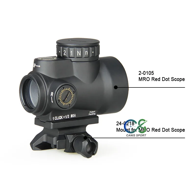 PPT крепление для прицела подходит для MRO Red Dot Sight черный QD отсоединить на все 21,2 мм рис рельсовый прицел для охоты gs24-0218