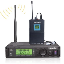 okmic OK-800TX передатчик OK-3R UHF/PLL 32/96 каналов rприемники Моно беспроводной в ухо монитор системы стерео наушники