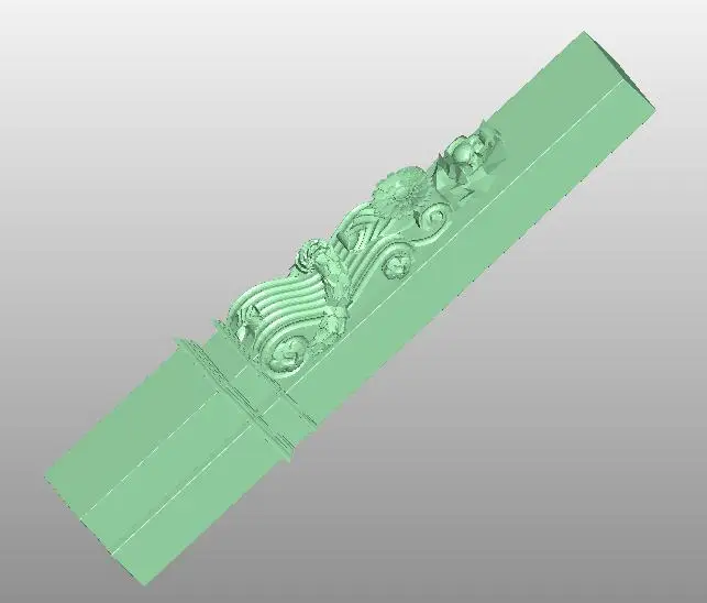 Рельефная модель ножек для мебели STL ЧПУ маршрутизатора резьбы гравировки типа 3