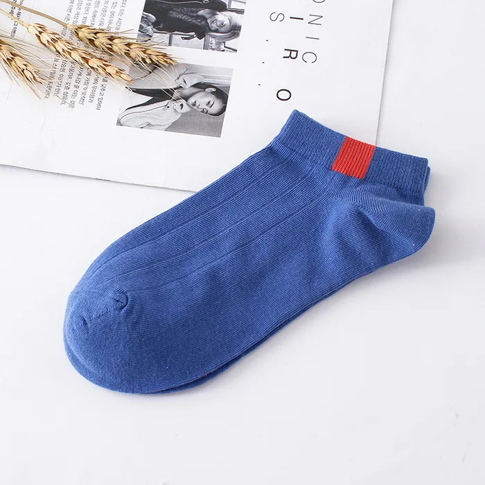 Новое поступление модные для мужчин s носки для девочек 5 цветов простой дизайн лето повседневное хлопок шотландки