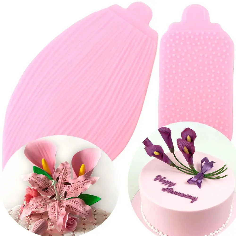 

Calla Lily Tulip Flower Silicone Mold Party Cake Decorating Tools Flower Petal Fondant Baking Candy Chocolate Gumpaste Mods