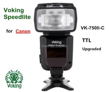 Voking TTL Speedlite Flash light VK750II-C for Canon 700D 650D 600D 550D 7D 6D 5D Mark ii iii T5i T4i T3i Digital SLR Cameras