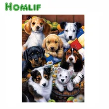 Мандала алмазов картина Собака Пользовательские 5d diy алмаз живопись полный квадратный светлые Амстердам Алмазная вышивка значок узор ручка коробки