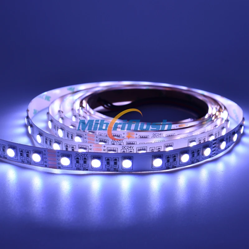 RGBW 4IN1 IP20 60leds/M 19.2 Вт/м SMD5050 Epistar 12 мм PCB Цвет изменения не водонепроницаемый rgbcw/rgbnw/rgbww 4in1