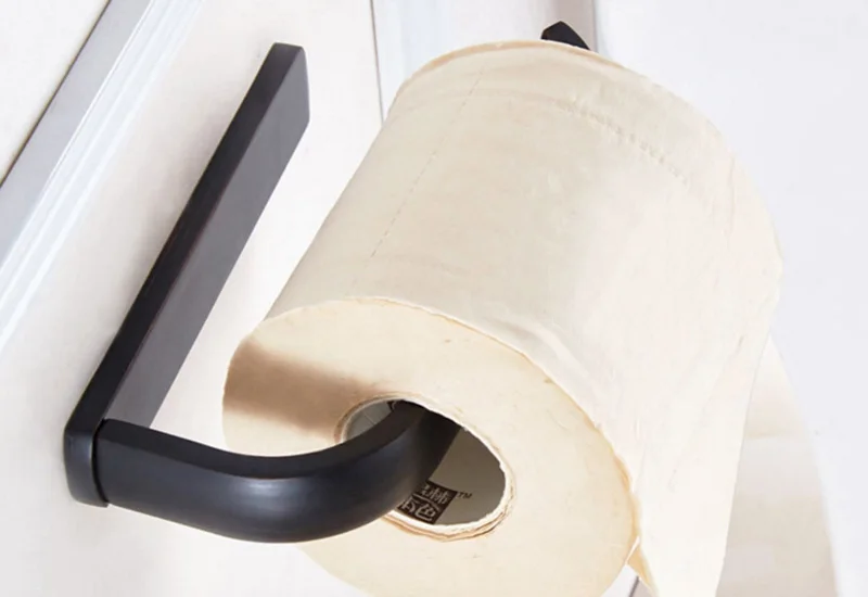 Black paper holder hanger 1