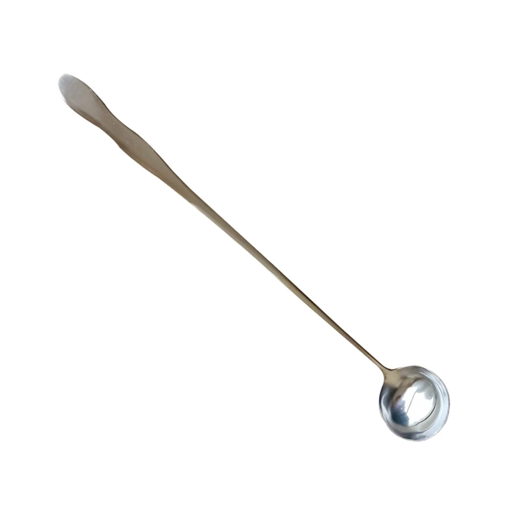 Stainless Steel 900ml Candle Making Pot Wax Melting Pitcher & 250mm Long Handle Candle Wax Mixing Stirring Spoon DIY Candle Soap