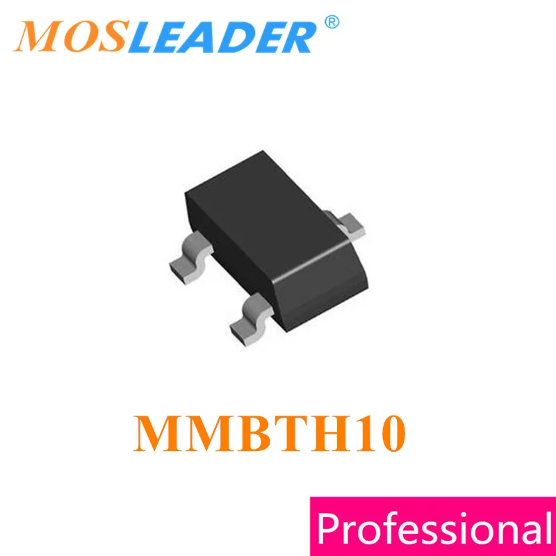 

Mosleader MMBTH10 SOT23 3000PCS MMBTH10LT1G NPN 25V 50mA Made in China High quality