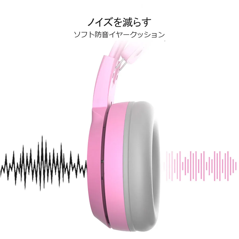 

Ergonomic Noise Canceling Virtual Channel Gift Realistic Cute Earmuff Gaming Headset LED Indicator Cat Ear USB Plug Stereo