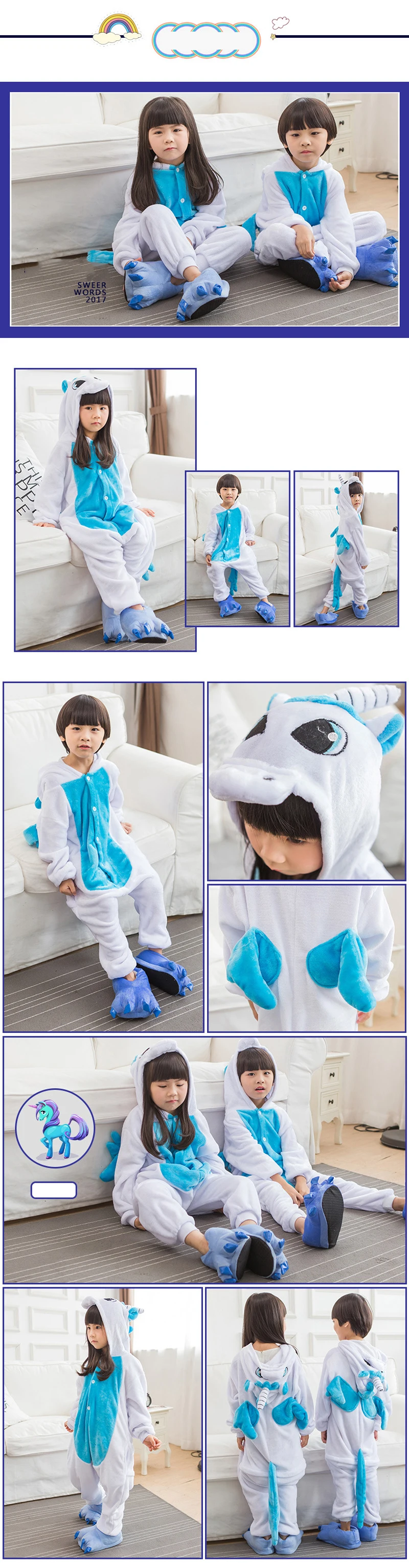 Kid Tiger cosplay Kigurumi/комбинезон для детей с героями мультфильмов, аниме-комбинезон, костюм для девочек и мальчиков, маскировка животных, одежда для сна, пижамы, цельные