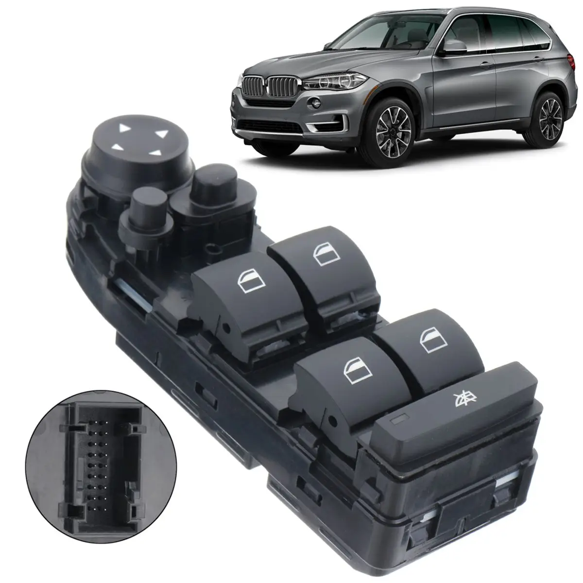 

Front Driver Side Window Mirror Master Control Switch Unit For BMW X5M X6M X5 X6 #61319122117 #61319122121 #61319218044 #9122117