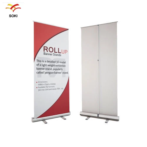 

Trade show side Advertising Display Stand Roll Up banner display Poster Board Stands