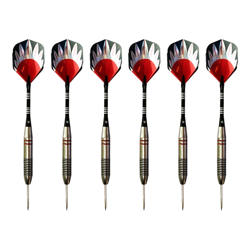 6pcs/Set Professional 25g Tungsten Steel Tips Hard Needle Darts Multiple Styles Colorful Needle Tip Darts with Dart Sports T 6pcs/Set Professional 25g Tungsten Steel Tips Hard Needle Darts Multiple Styles Colorful Needle Tip Darts with Dart Sports T