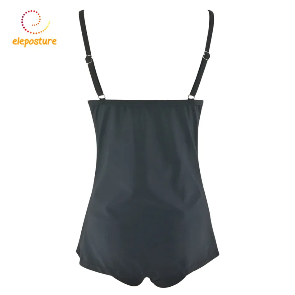 Swimwear Women Push Up Swimsuit 2017 Tankini Swimsuits Vintage Retro Bikini Swimsuit Bathing Suit Skirt Beach Wear Plus Size XXL