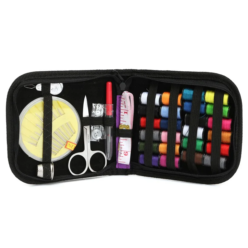 

Multifunction 24 Threads Sewing Kits Portable Travel Home Needle Tape Scissor DIY Tools