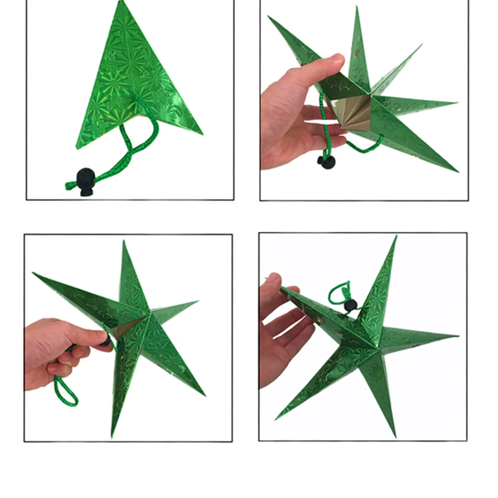 1 Pcs Bintang Hanging Pendant Untuk Pohon Natal Dekorasi 1 Pcs Bintang Hanging Pendant Untuk Pohon Natal Dekorasi