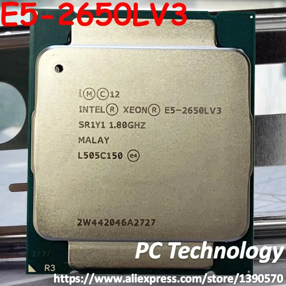 Процессор Intel Xeon E5-2650LV3 1 8 ГГц 12 ядер 65 Вт 30 Мб E5-2650L V3 | Компьютеры и офис