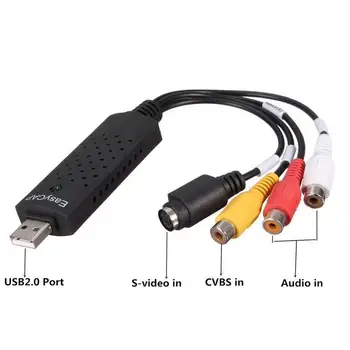 

Audio Video DVD VHS Record USB 2.0 Video Audio VHS to DVD Converter Capture Card Adapter Convert Analog Video To Digital Format
