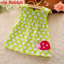 Платье для маленьких девочек летняя одежда для маленьких девочек г. Платье для малышей хлопковое платье принцессы от 0 до 2 лет Одежда для девочек низкая цена