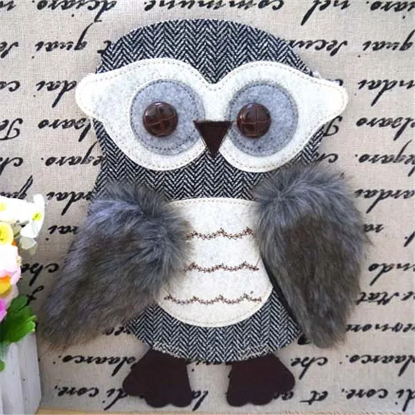 Night Owl Cloth patches sew on sticker 1pc large size - 1
