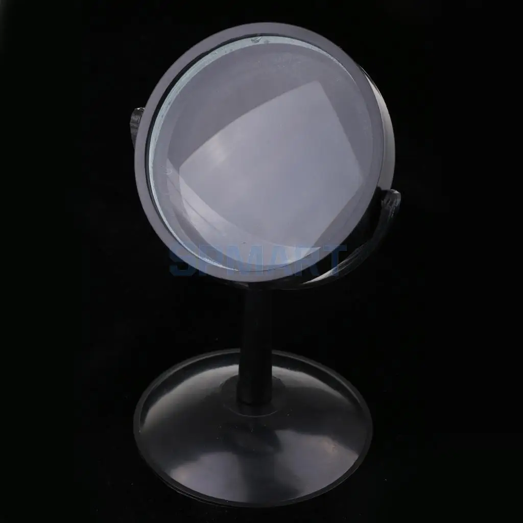 10cm Optical Focal Concave Lens Mirror with Stand Set for Lab Physical Teaching Experiment Tool Science Toy