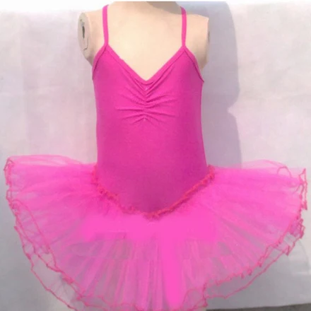 Дешевые желтый и зеленый цвета: красный, розовый, сиреневый сине-белые лебедь для танцев для маленьких девочек классическая балетная пачка ребенок балетный костюм для детей - Цвет: Hot Pink