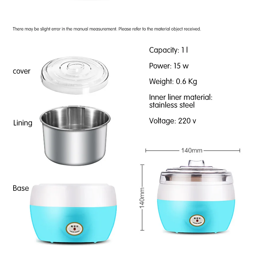 Автоматические мини-бытовых йогурт машина бытовой Приспособления Кухня Приспособления