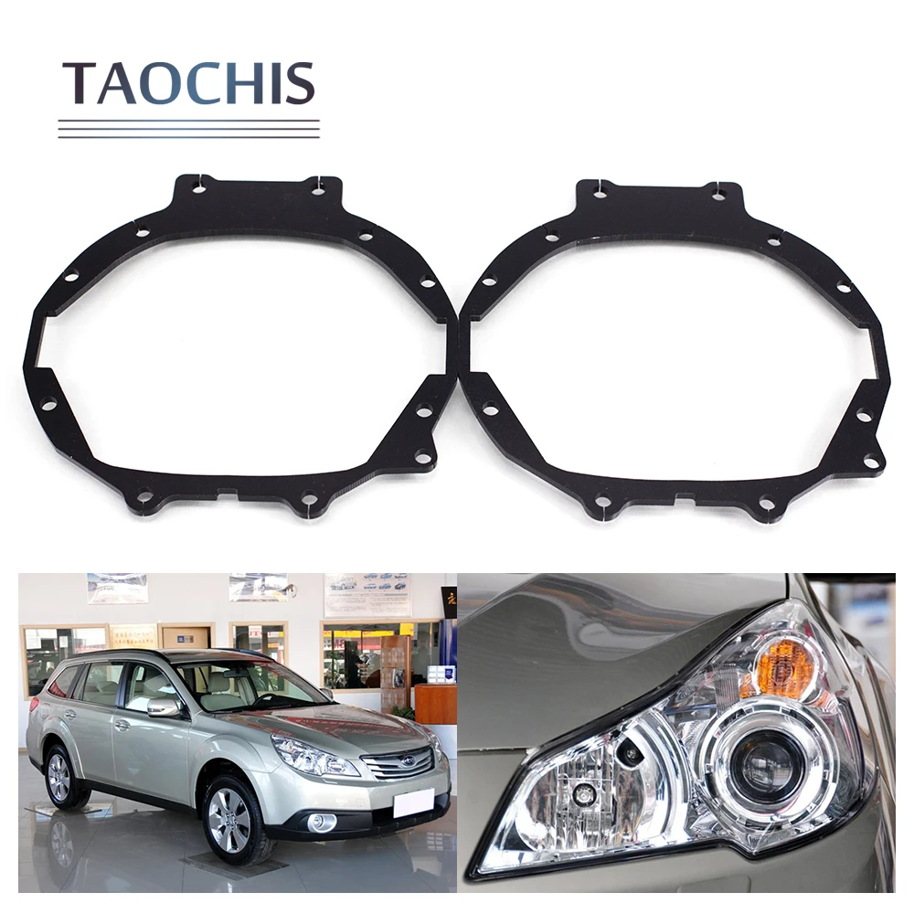 TAOCHIS Car Styling Frame Adapter module DIY Bracket Holder for Subaru Outback Hella 3 5 Q5