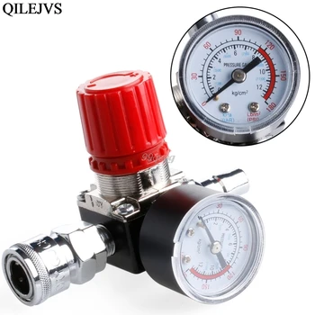 

1/4" Air Compressor Regulator Pressure Switch Control 180PSI Relief Valve Gauges Drop shipping