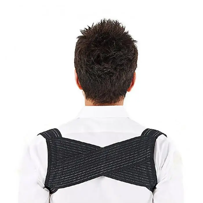 Популярный мужской Корректор осанки, дышащий Пояс для коррекции спины на плече, MCK99