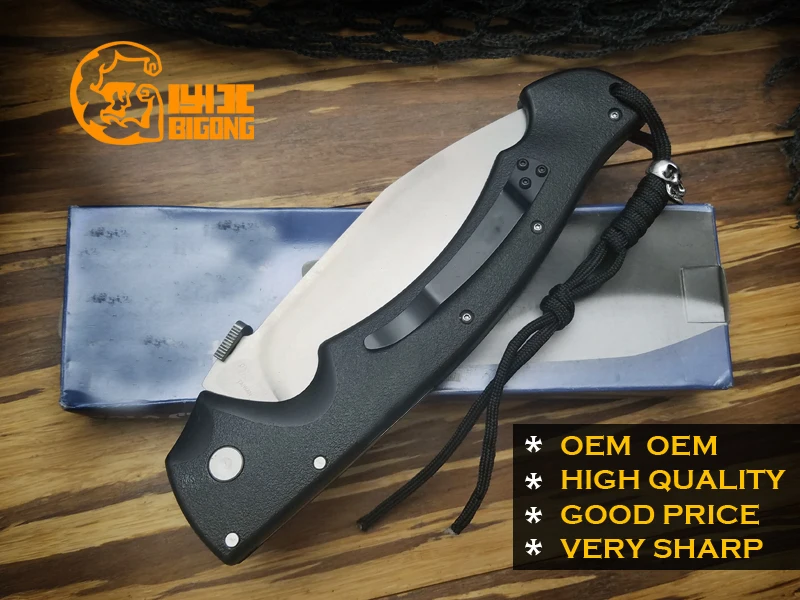 Очень острые складные ножи BIGONG для кемпинга D2 с холодной стальной ручкой Кратон походные ножи для выживания на открытом воздухе карманные инструменты OEM