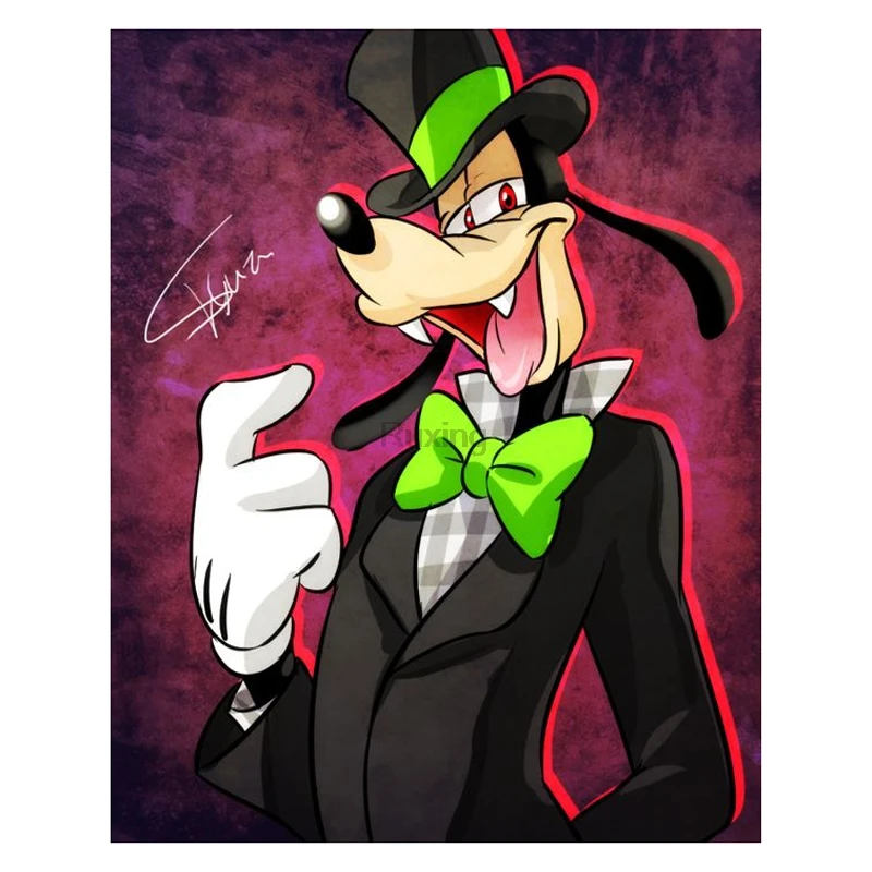 

Diamond Embroidery DIY Diamond Painting Cartoon animation "Goofy" poster Diamond Cross Stitch Rhinestone Decoration Child gift