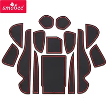 Smabee ворота слот площадку для toyota harrier 60 серии 2014-2016 межкомнатных дверей Pad/чашка пыли коврики вода coaster Нескользящие