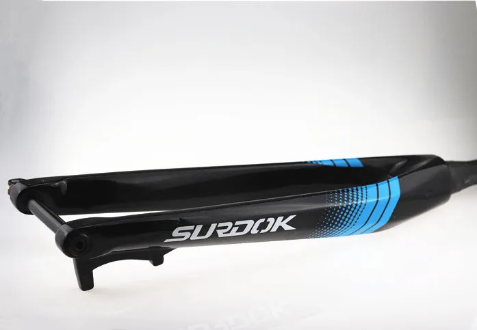 

Carbon fiber bicycle front fork 29er mountain bike straight tube / cone shaft front fork carbon fiber disc brake hard front fork