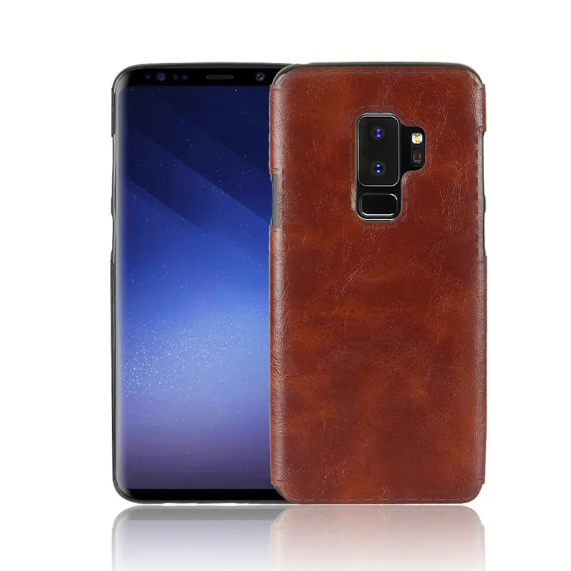 

SuliCase Leather Case for Samsung S9 Plus S9+ Silicone TPU Skin Phone Case Cover for Samsung Galaxy S9Plus G965 G965F SM-G965