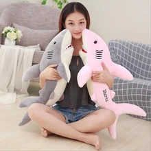 New Funny Shark Soft Plush Toys Stuffed Animal Doll Plush Pillow Toys Gift for Adults & Kids Girls Birthday Gifts plush ocean cartoon shark toys soft cute pillow super soft stuffed animal shark dolls best gifts for kids friend baby 21
