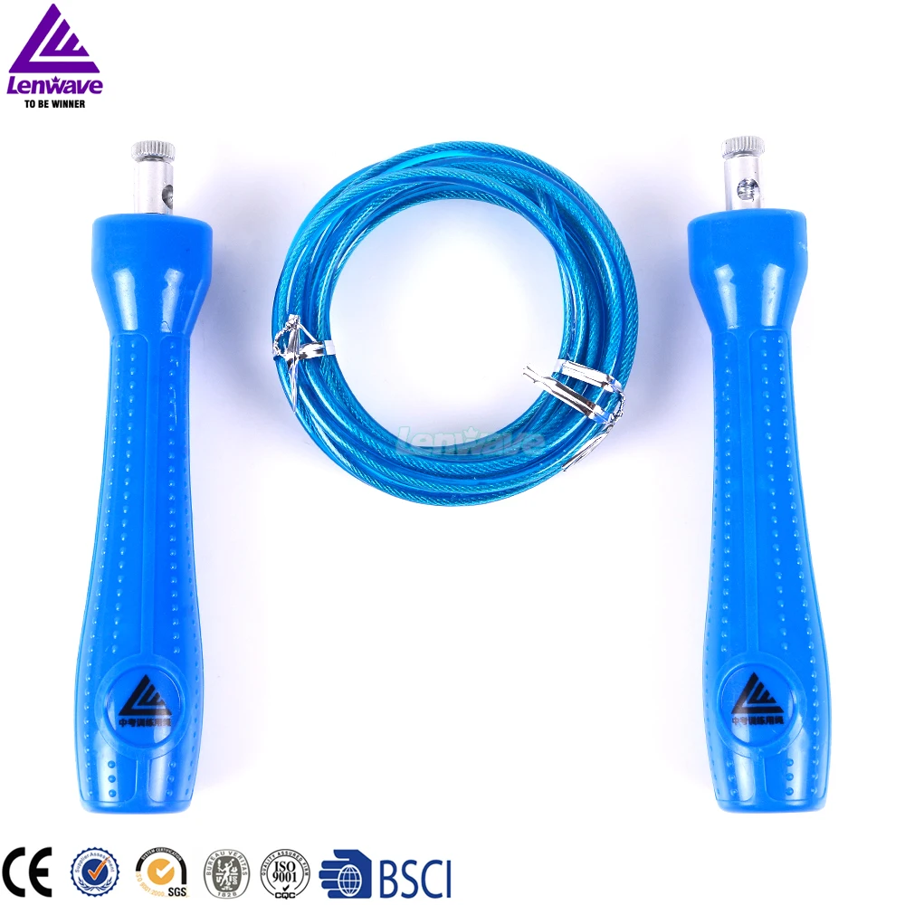 Fitness Steel Wire Speed jump Ropes Lenwave Brand Sports Crossfit Skipping Rope Blue Green