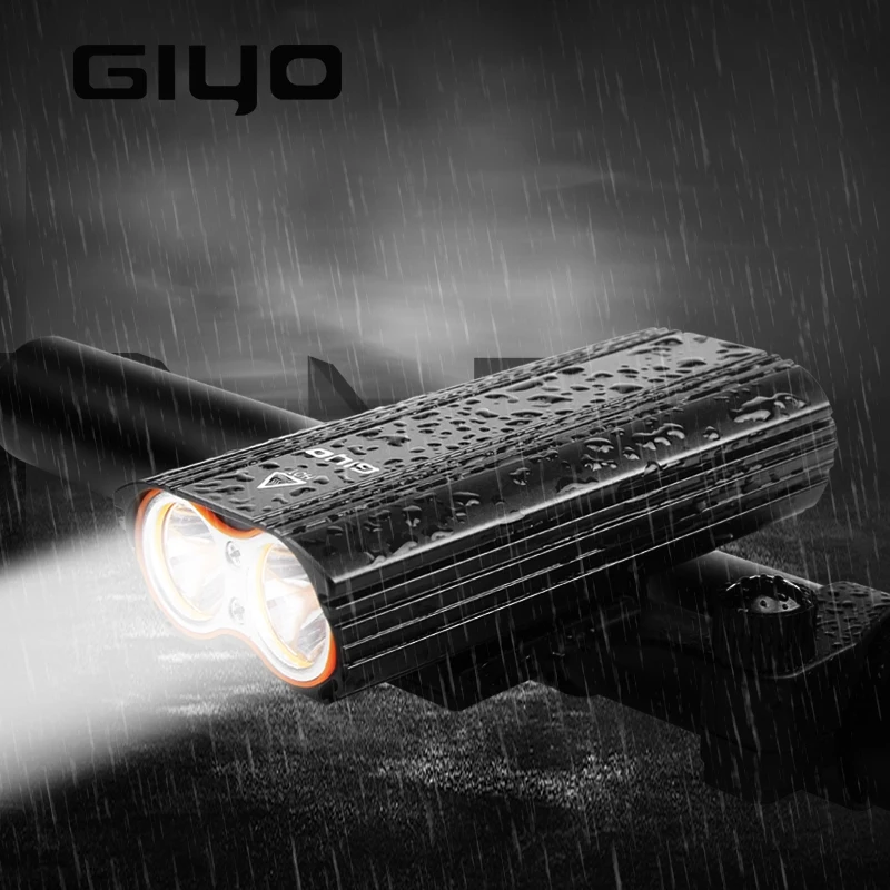 GYIO Flashlight For Bicycle Bike Light Front 2400Lm Headlight 2 Battery Leds Bicycle Light Cycling Lamp Lantern Bike Accessories GYIO Flashlight For Bicycle Bike Light Front 2400Lm Headlight 2 Battery Leds Bicycle Light Cycling Lamp Lantern Bike Accessories