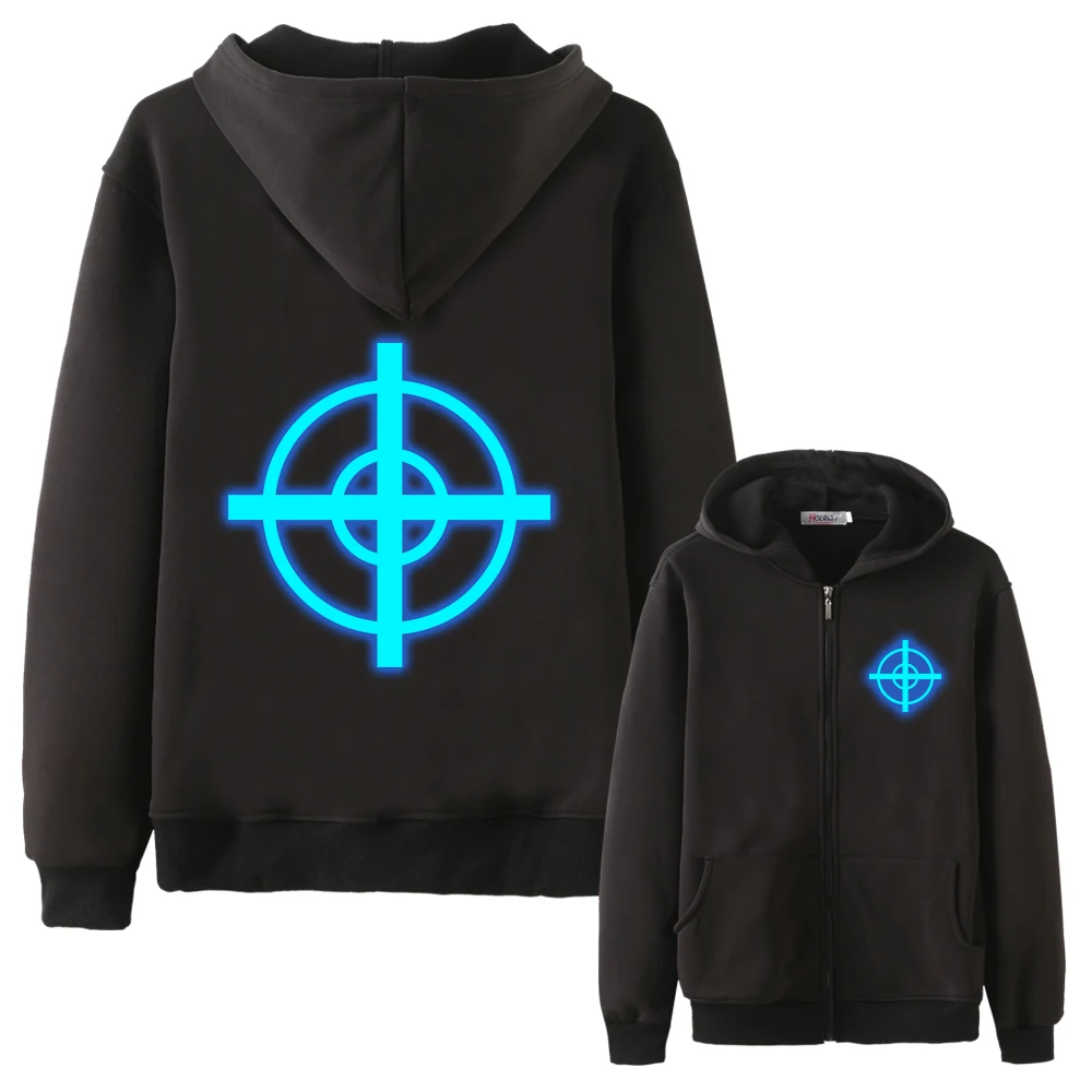 

HOLRAN Anime Cos Toaru Majutsu no Index luminous Hooded Hoodie Toaru Kagaku no Railgun Accelerator noctilucent Cardigan hoodie